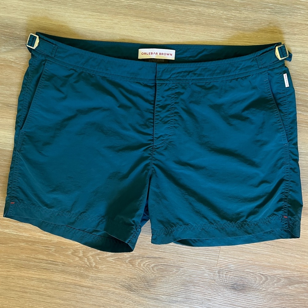 Orlebar Brown Deep Teal Swim Trunks
